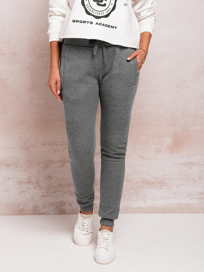 Women's sweatpants PLR001 - dark grey