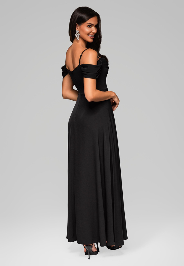Evening dress LA-OM-DLR038 - black