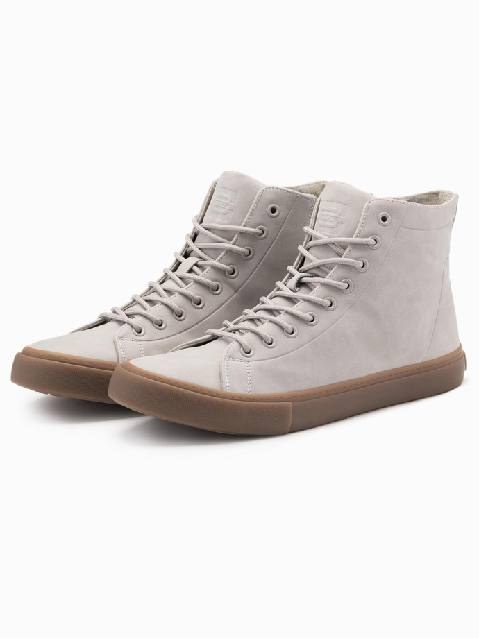 Men's ankle sneakers with rubber sole - ash V3 OM-FOTH-0187 