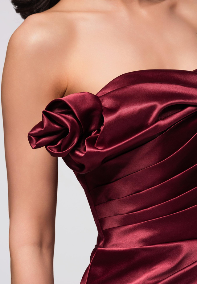 Sukienka wieczorowa LA-OM-DLR144 - dark red
