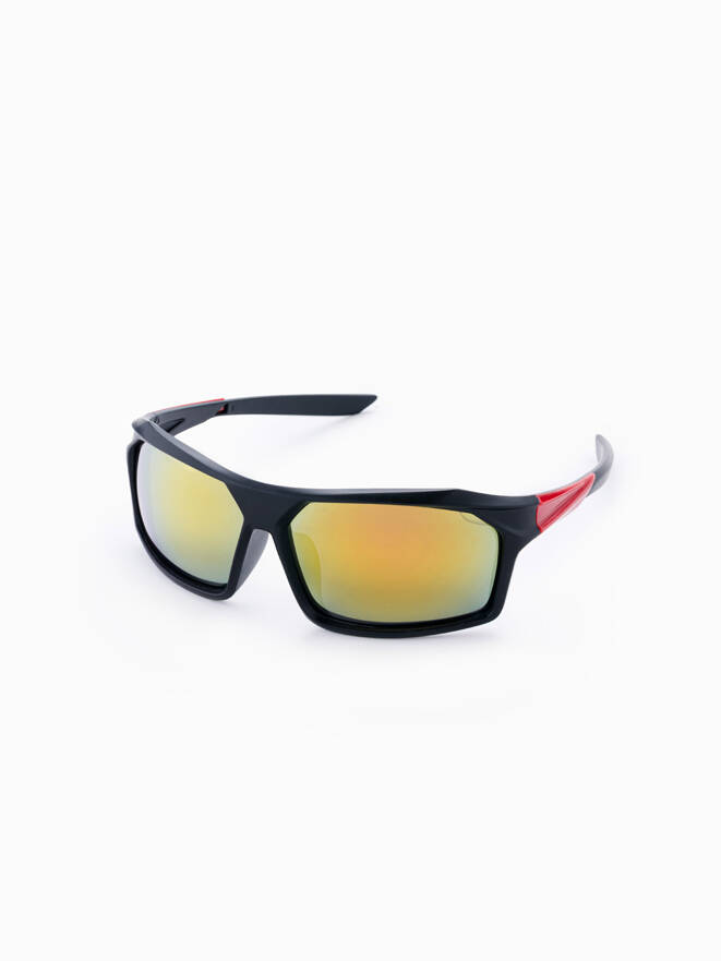Okulary męskie przeciwsłoneczne A845 - czerwone
