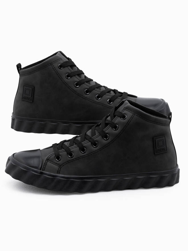 Trampki męskie sneakersy T374 - czarne