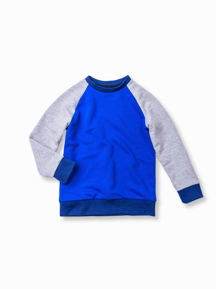 Bluza dziecięca bez kaptura KB003 - niebieska
