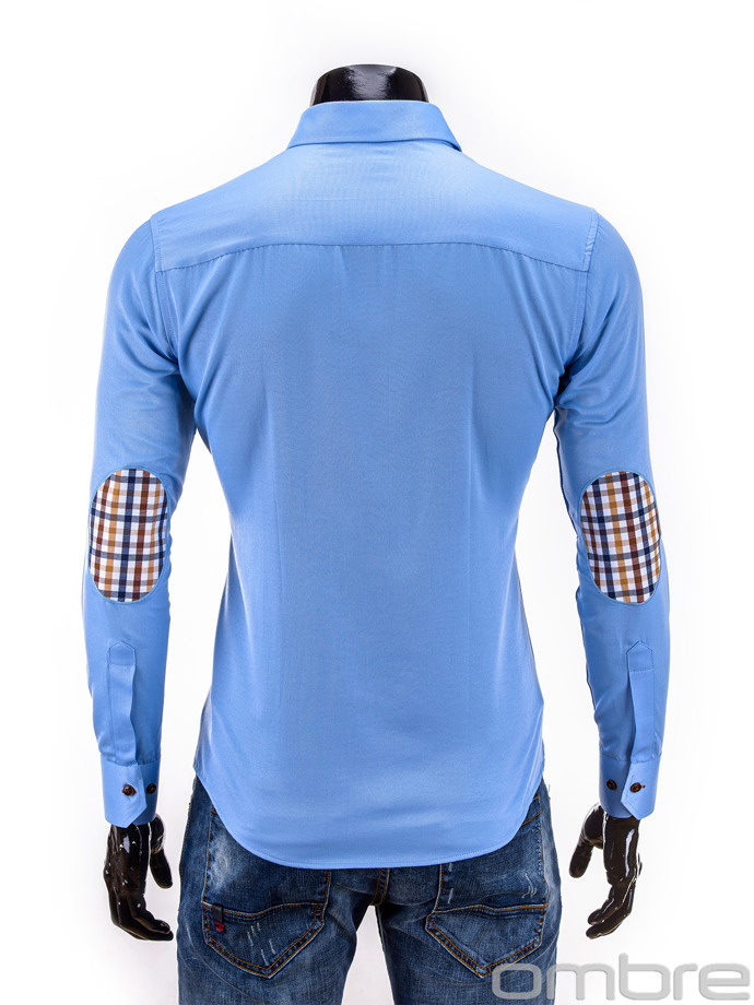 Koszula K257 - błękitna