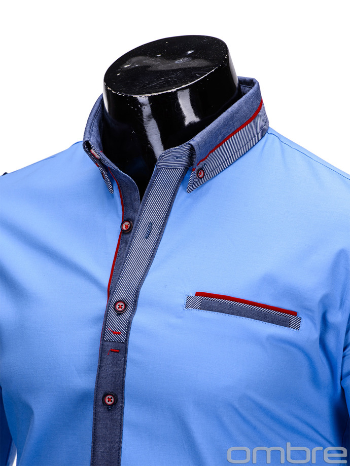 Koszula K290 - błękitna
