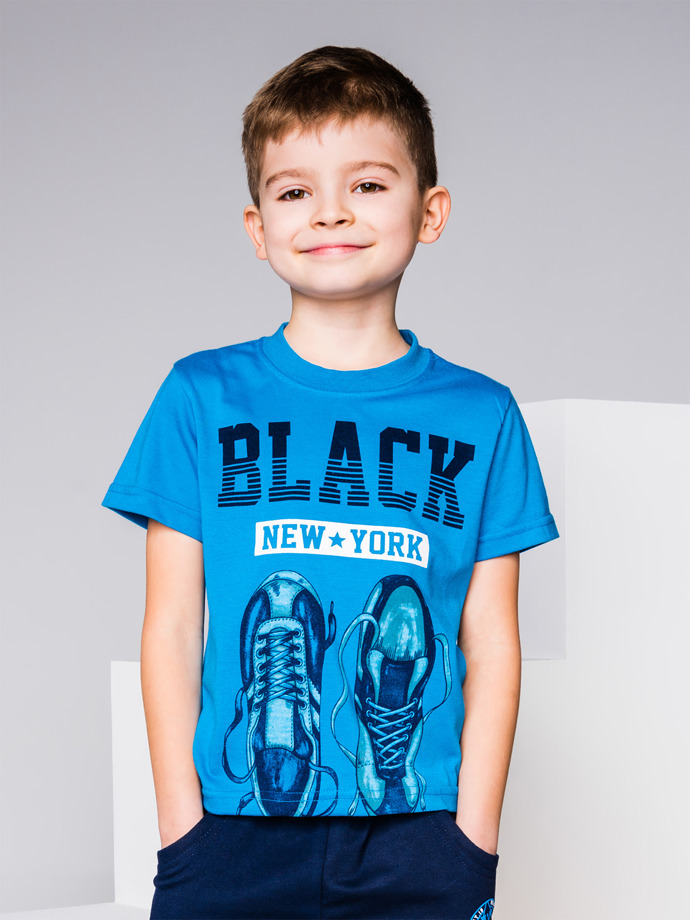 Koszulka dziecięca z nadrukiem KS005 - niebieska KS005
