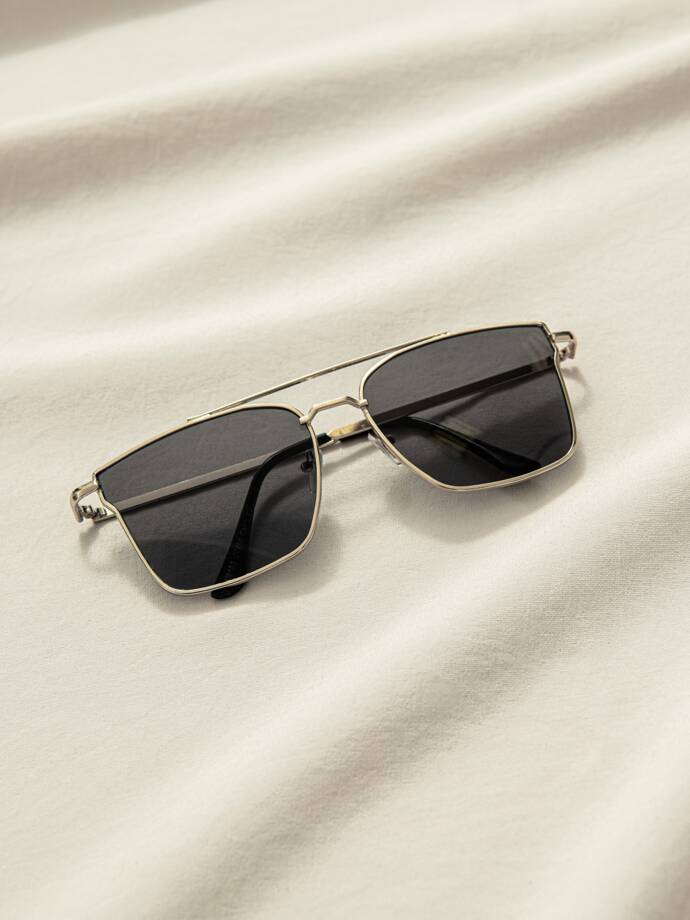 Okulary damskie przeciwsłoneczne ALR072 - czarne/złote