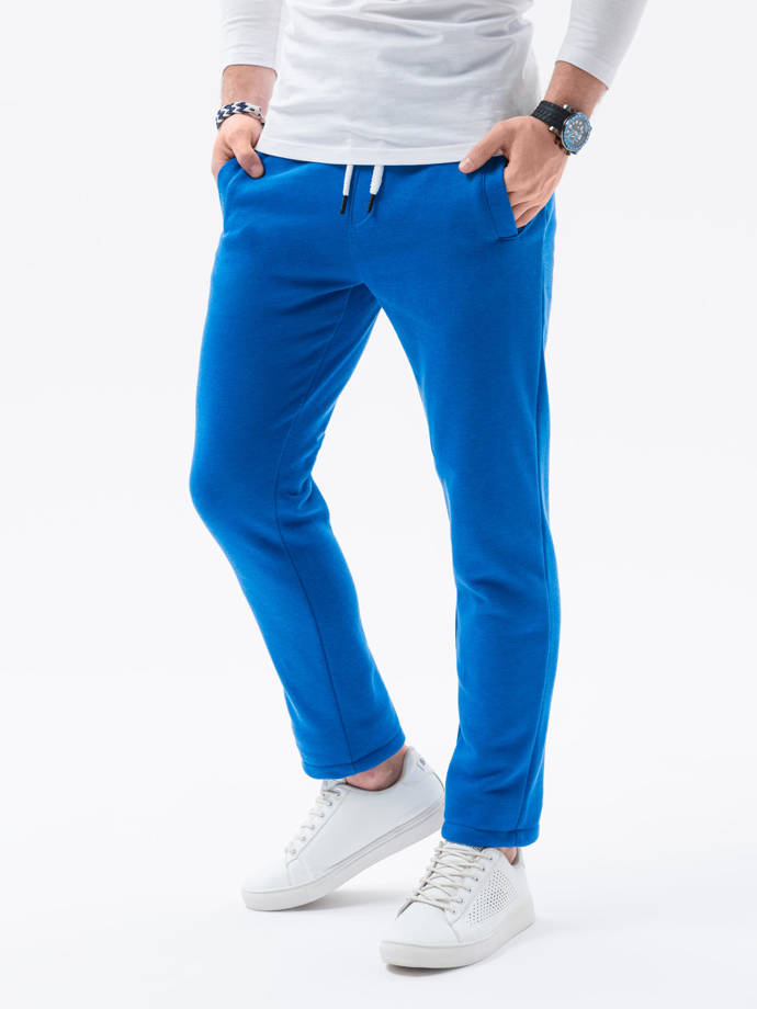 Spodnie męskie dresowe - niebieskie V12 P866