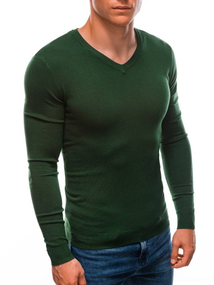 Sweter męski E206 - zielony