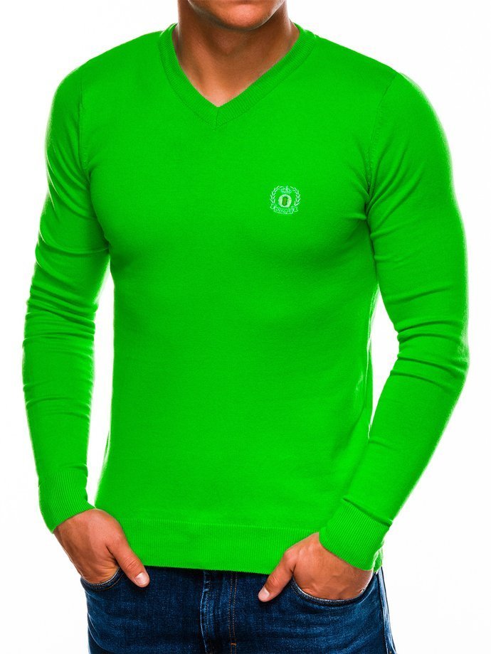 Sweter męski - zielony E74