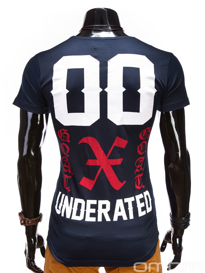 T-shirt S408 - granatowa