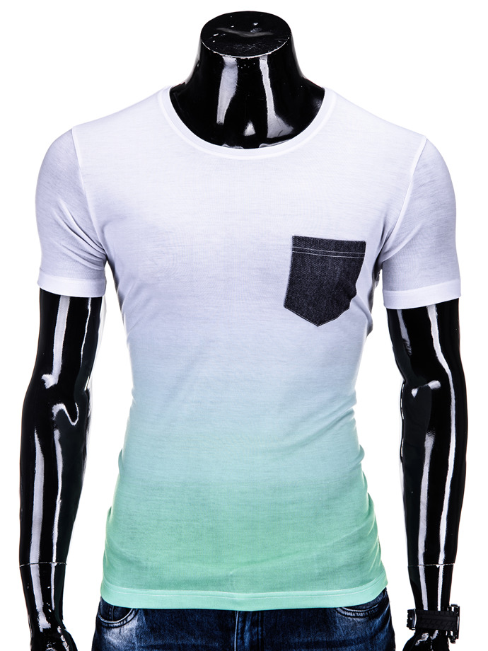 T-shirt S500 - biało-zielony