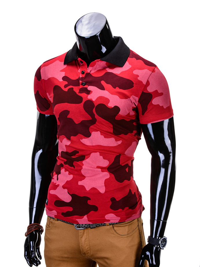 T-shirt S622 - czerwony