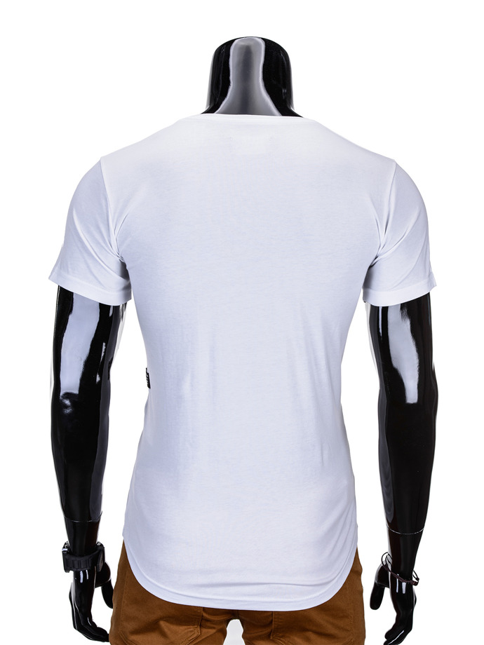 T-shirt S719 - biały