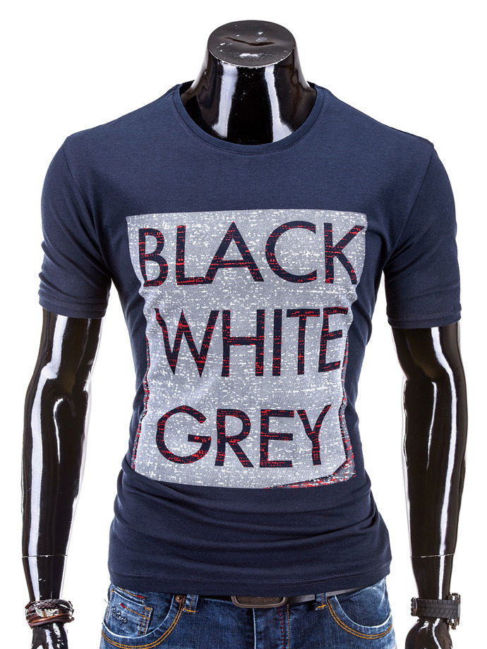 T-shirt - granatowy S569