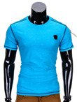 T-shirt S745 - niebieski